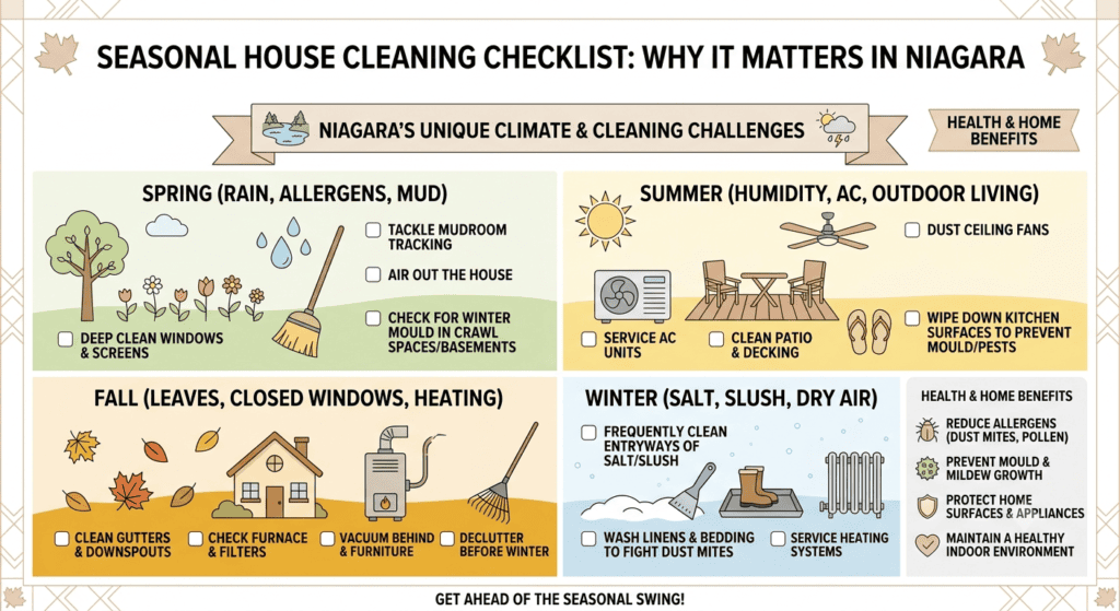 The Ultimate House Cleaning Checklist for Every Season