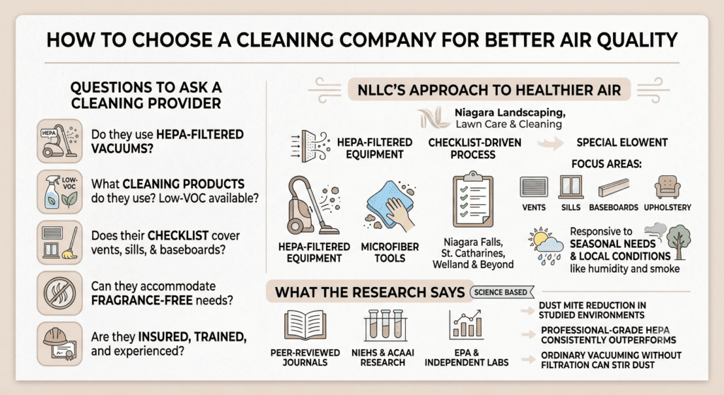 professional cleaning improves indoor air quality